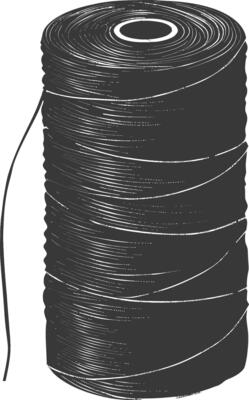 Silhouette Sewing thread roll black color only
