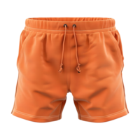 3d Rendern von ein Mann kurze Hose auf transparent Hintergrund png