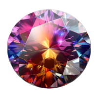 3D Rendering of a Gemstone Button Luxury on Transparent Background png