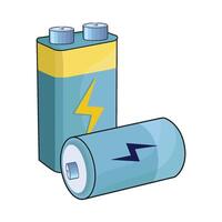 illustration of battery vector