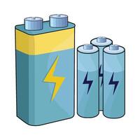 illustration of battery vector