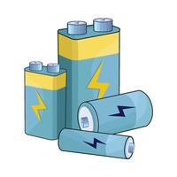 illustration of battery vector