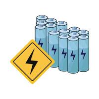 illustration of battery vector