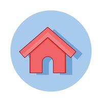 illustration of house insurance vector