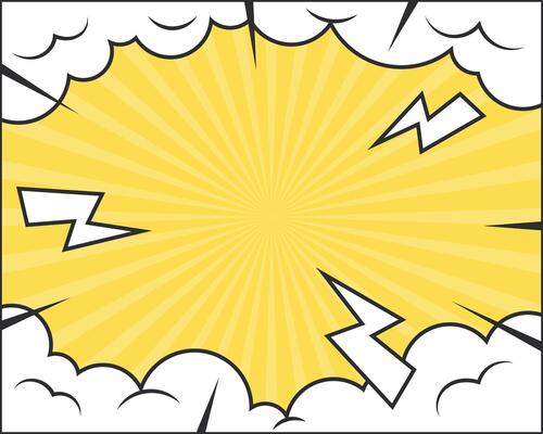 Pop art comic background