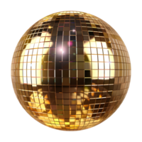 3d renderen van een disco bal Aan transparant achtergrond png