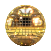 3d Rendern von ein Disko Ball auf transparent Hintergrund png
