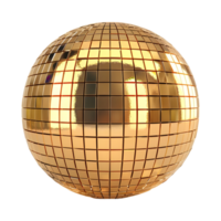 3d representación de un disco pelota en transparente antecedentes png