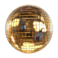 3d Rendern von ein Disko Ball auf transparent Hintergrund png