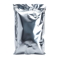 prata plástico saco em transparente fundo png