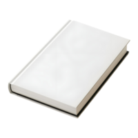 solide kleur boek voor mockup Aan transparant achtergrond png