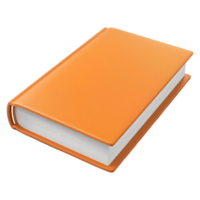 Solid Color Book for Mockup on Transparent background png