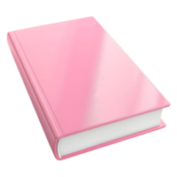 Solid Color Book for Mockup on Transparent background png