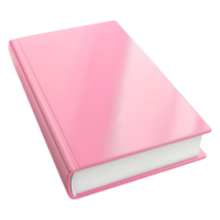 solide kleur boek voor mockup Aan transparant achtergrond png