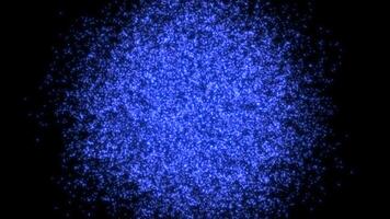 elektrisch Blau Hintergrund mit ein Muster von klein violett Punkte video