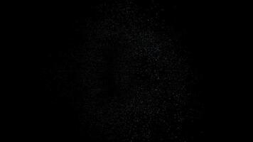 oscuro madera piso con un modelo de pequeño puntos en un negro antecedentes video