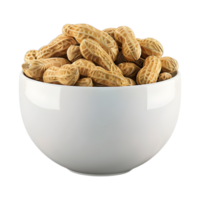 Peanuts in a Bowl on Transparent background png