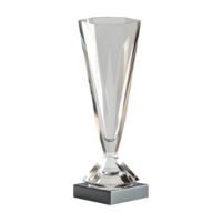 Glas Trophäe auf transparent Hintergrund png