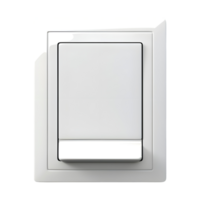 White Switch Board on Transparent background png