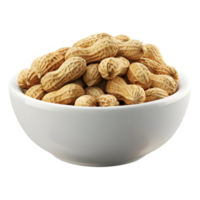 Peanuts in a Bowl on Transparent background png