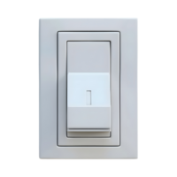 White Switch Board on Transparent background png