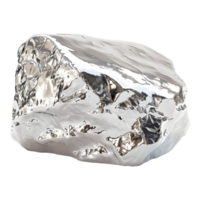 rå silver- sten på transparent bakgrund png