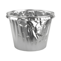 Aluminium Einweg Plastik Box auf transparent Hintergrund png