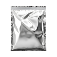 Silber Plastik Tasche auf transparent Hintergrund png