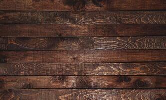 Vintage wooden planks background, old wood texture, top view photo