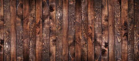 Dark wooden background, texture of grunge wooden surface photo