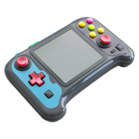 3D Rendering of a Gaming Control Remote on Transparent Background png