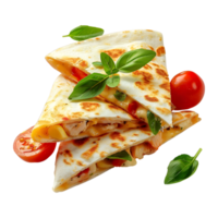 3D Rendering of a Quesadillas on Transparent Background png