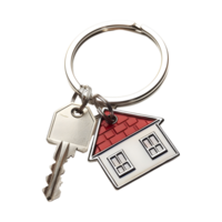 Haus Schlüssel auf transparent Hintergrund png