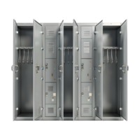 3D Rendering of a Big Public Locker on Transparent Background png