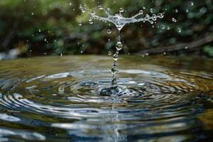 hermosa textura limpiar agua para diseño natural resumen antecedentes foto