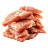 3D Rendering of a Marinated Chicken Meat on Transparent Background png