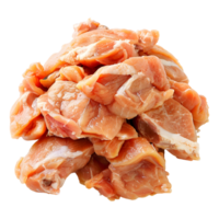 3D Rendering of a Marinated Chicken Meat on Transparent Background png