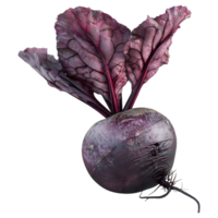 3D Rendering of a Purple Beetroot on Transparent Background png