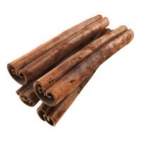 3D Rendering of a Cinnamon Stick on Transparent Background png