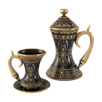 3D Rendering of a Indian Traditional Tea Pot on Transparent Background png