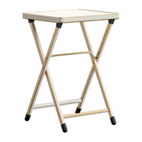 3D Rendering of a Portable Table for Picnic on Transparent Background png