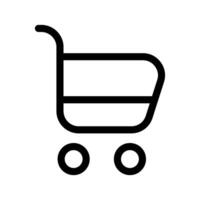 compras carro icono símbolo diseño ilustración vector