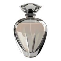 3D Rendering of a Perfume Bottle on Transparent Background png