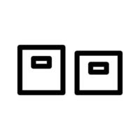 Boxes Icon Symbol Design Illustration vector