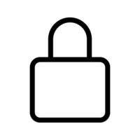 Lock Icon Symbol Design Illustration vector