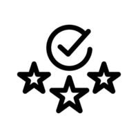 Rating Icon Symbol Design Illustration vector