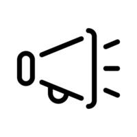 megáfono icono símbolo diseño ilustración vector