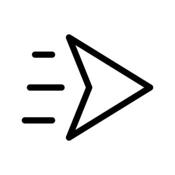 enviar icono símbolo diseño ilustración vector