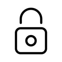 Lock Icon Symbol Design Illustration vector