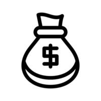 dinero icono símbolo diseño ilustración vector